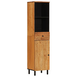 vidaXL Armoire de salle de bain 38x33x160 cm bois massif d'acacia