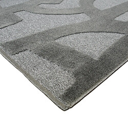 Avis Thedecofactory ECOSSA - Tapis graphique motifs en relief gris 160x230