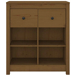 Avis Maison Chic Buffet,Meuble de Rangement,commode pour salon,Cuisine Marron miel 70x35x80 cm Bois massif de pin -MN95521