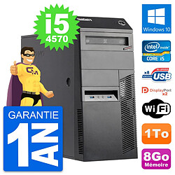 PC Tour Lenovo ThinkCentre M83 Intel i5-4570 RAM 8Go Disque 1To Windows 10 Wifi · Occasion 