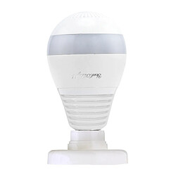 Wewoo Caméra IP WiFi YK0069 E27 3 W 1080 P LED Ampoule Forme Wi-Fi IP Sans Fil HD Sécurité À La Maison Panoramique 360 Degrés Lumière Détecteur pas cher