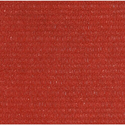 Avis vidaXL Voile d'ombrage 160 g/m² Rouge 2x4 m PEHD