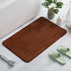 LUUCOZK Tapis de bain antidérapants absorbants à séchage rapide, tapis de décoration de salle de bain-Champagne-40x60CM 