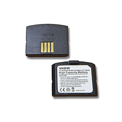 vhbw 2x Batterie compatible avec Sennheiser EKI 830, HDI 830, IS 410, RI 410, RI 830 casque et écouteurs sans fil (140mAh, 3,7V, Li-polymère) 