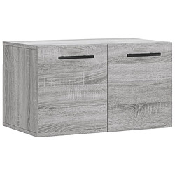 Maison Chic Armoire murale,Meuble de Rangement pour salon,cuisine Sonoma gris 60x36,5x35 cm Bois d'ingénierie -MN79192