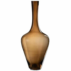 Paris Prix Vase Design en Verre Joni 70cm Marron Ambre