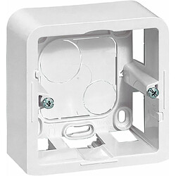 Legrand Cadre saillie profondeur 40mm pour 2 modules Mosaic - Blanc