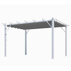 Pergola aluminium 12 m2 blanc - per 4030 wg - HABRITA 