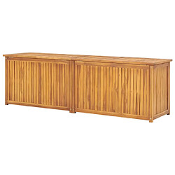 Avis vidaXL Boîte de jardin 175x50x55 cm Bois massif de teck