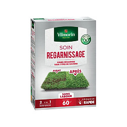 VILMORIN Semences pour soins et regarnissage universel de gazon - 2 en 1 - 1 kg