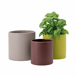 Remember Lot de 3 pots de fleurs Siena 