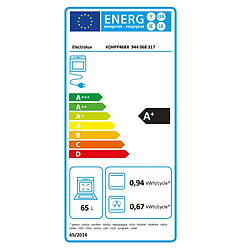 Four intégrable multifonction 65l 60cm a+ pyrolyse inox - KOHFP46BX - ELECTROLUX