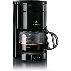 Braun cafetière électrique de 1,2L pour 10 tasses 1000w noir