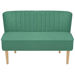 Maison Chic Canapé Relax, Canapé droit pour Salon 117 x 55,5 x 77 cm Tissu Vert -GKD271482