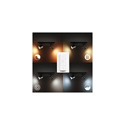 Philips Hue Plafonnier White Ambiance Runner 2 Spots GU10 Hue Noir pas cher