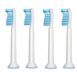 Lot de 4 brossettes pour brosse à dents électriques - hx6054/07 - PHILIPS