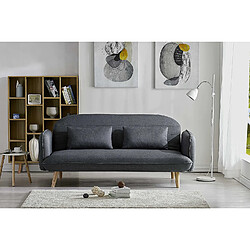 Concept Usine Canapé droit convertible scandinave 3 places gris SOTCHI