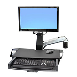 Ergotron StyleView Sit-Stand Combo Arm with Worksurface 61 cm (24") 