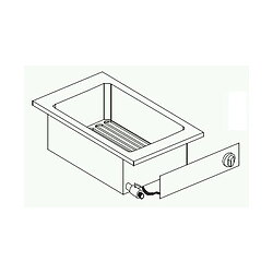 Friteuse Encastrable Drop-In 5,5 kW - 1 ou 2 Cuves 10 L - Combisteel