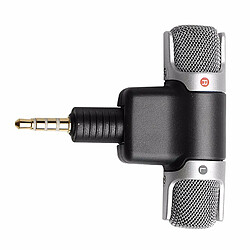 Cfsyls Mini microphone portable Jack 3,5 mm Microphone à pince Lavalier