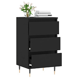 Acheter Maison Chic Buffet,Meuble de Rangement,commode pour salon,Cuisine noir 40x35x70 cm bois d’ingénierie -MN90264