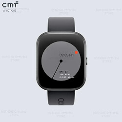 CMF by NOTHING CMF WATCH PRO Dark Gray Connected Watch 1.96 inch AMOLED Fitness-Tracker SpO2 Pressure Monitoring