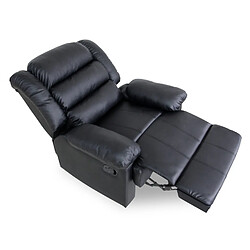 Fauteuil relax Norton Noir