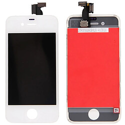 Wewoo Pour iPhone 4 LCD + blanc Frame + Touch Pad Digitizer Assemblée pièce détachée 3 en 1 