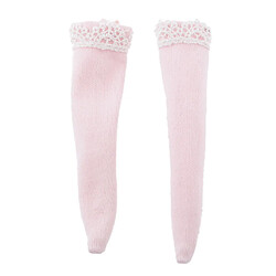 1/6 Rose Bas Chaussettes Dentelle Pour BJD Blythe Poupées Vêtements Accessoires pas cher