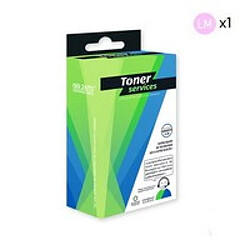 TONER SERVICES Compatible Epson T0346 Cartouche Magenta clair C13T03464010 (Caméléon) 