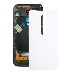 Wewoo Coque arrière blanc pour Motorola Moto X Style couvercle arrière de la batterie pièce détachée