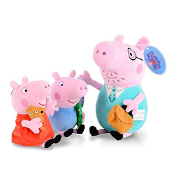 Universal Peppa Pig George Family Peluche - Peppa Pig Poupée remplie de cochon décoration de fête (19-30 cm)