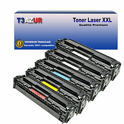 T3AZUR - Lot de 5 Toners compatibles avec Canon 718 pour Canon MF-8380CDW, MF-8500, MF-8540CDN (Noir+Couleur) 