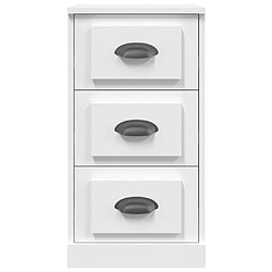 Acheter Maison Chic Buffet,Meuble de Rangement,commode pour salon,Cuisine blanc 36x35,5x67,5 cm bois d'ingénierie -MN89190