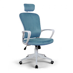 Franchi Chaise de bureau ergonomique avec appui-tête design Sepang OCEAN