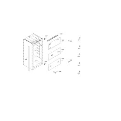 Avis Réfrigérateur 1 porte intégrable à glissière 54cm 310l blanc - KI81RVFE0 - SIEMENS