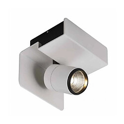 Luminaire Center Spot Fusion blanc mat 1 ampoule 12,6cm Coloris : blanc matNombre d'ampoules : 1Type d'ampoule : LED intégréPuissance Max en Watts (W) : 7Ampoules incluses : Oui intégréIP20Température de couleur LED en Kelvin (