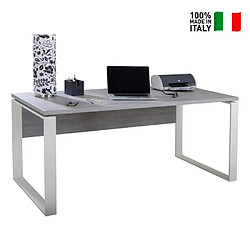 OFFICE24 Bureau avec pieds en métal pour travail et études Metaldesk