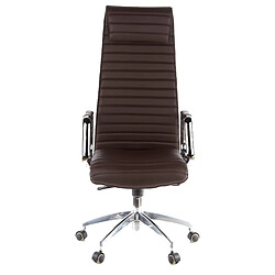 Siège de bureau / Fauteuil de direction ASPERA 20, cuir Nappa marron hjh OFFICE 