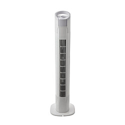 Ventilateur Colonne Silencieux et Oscillant Blanc - 50W - 79cm - 3 Vitesses - DIO