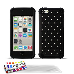 Muzzano Coque rigide Noir + 3 Films ""Le Glams"" APPLE IPHONE 5C