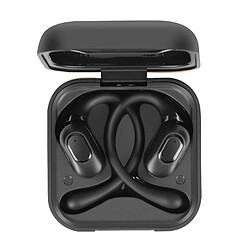 LinQ Écouteurs Bluetooth Sport Conduction Aérienne avec Boîtier de Charge Noir