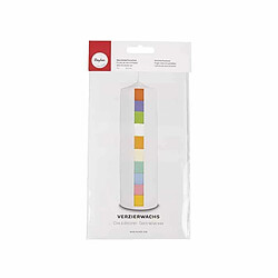 Rayher Feuille de cire Kit Pastel 10 couleurs 10 x 5 cm