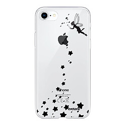 Coque iPhone 7/8/ iPhone SE 2020 360 intégrale transparente Fée Ecriture Tendance Design Evetane.