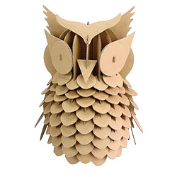 Maquette en carton à assembler Hibou 20 x 25 cm - MegaCrea DIY