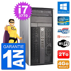 PC Tour HP Compaq Pro 6300 CMT Intel i7-3770 RAM 4Go Disque 2To Windows 10 Wifi - Occasion