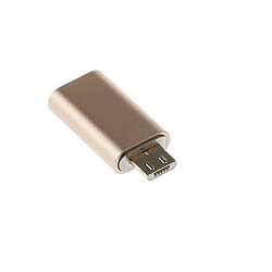 Micro usb chargeur de charge magnétique chargeur pour téléphone Android or