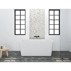 Vente-Unique Baignoire îlot rectangulaire - 208 L - 150 x 75 x 55 cm - Blanche - Acrylique - SPICARA 