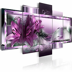 Paris Prix Tableau Imprimé Purple Lilies 50 x 100 cm 