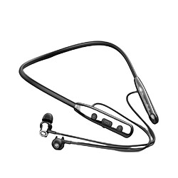 General Écouteurs Bluetooth, écouteurs sans fil Bluetooth 5.3, étanche Ipx, réduction intelligente du bruit, casques stéréo Hifi Deep Bass, écouteurs tour de cou d'entraînement.(noir) 